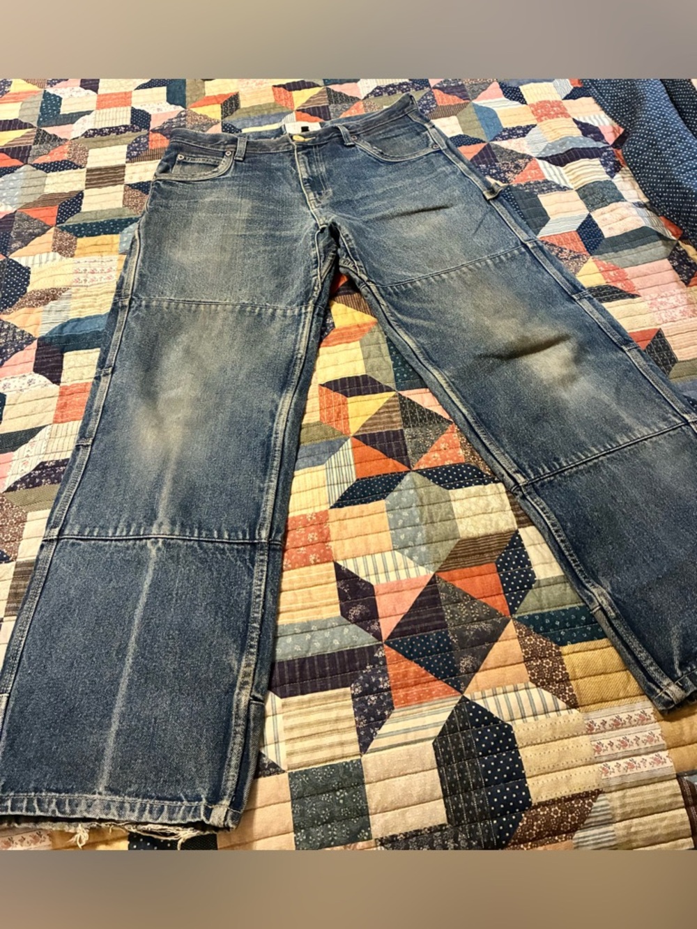 VTG. CC FILSON DOUBLE KNEE HEAVY DENIM JEANS- SIZE 34x32 - Picture 5 of 12